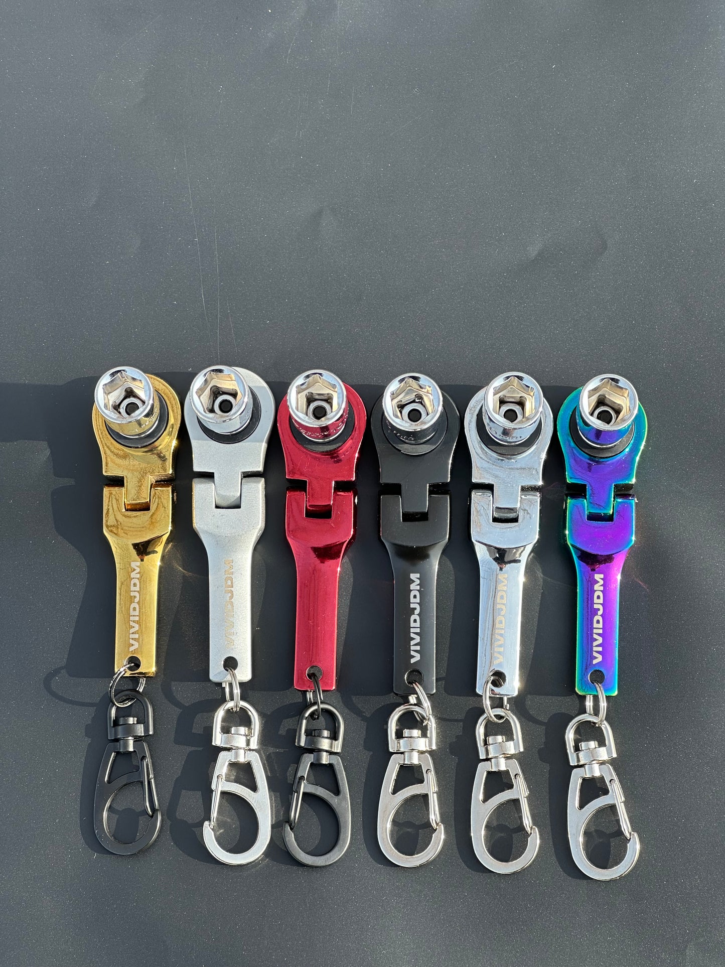 V2 JDM 10mm Ratchet Keychain Tool