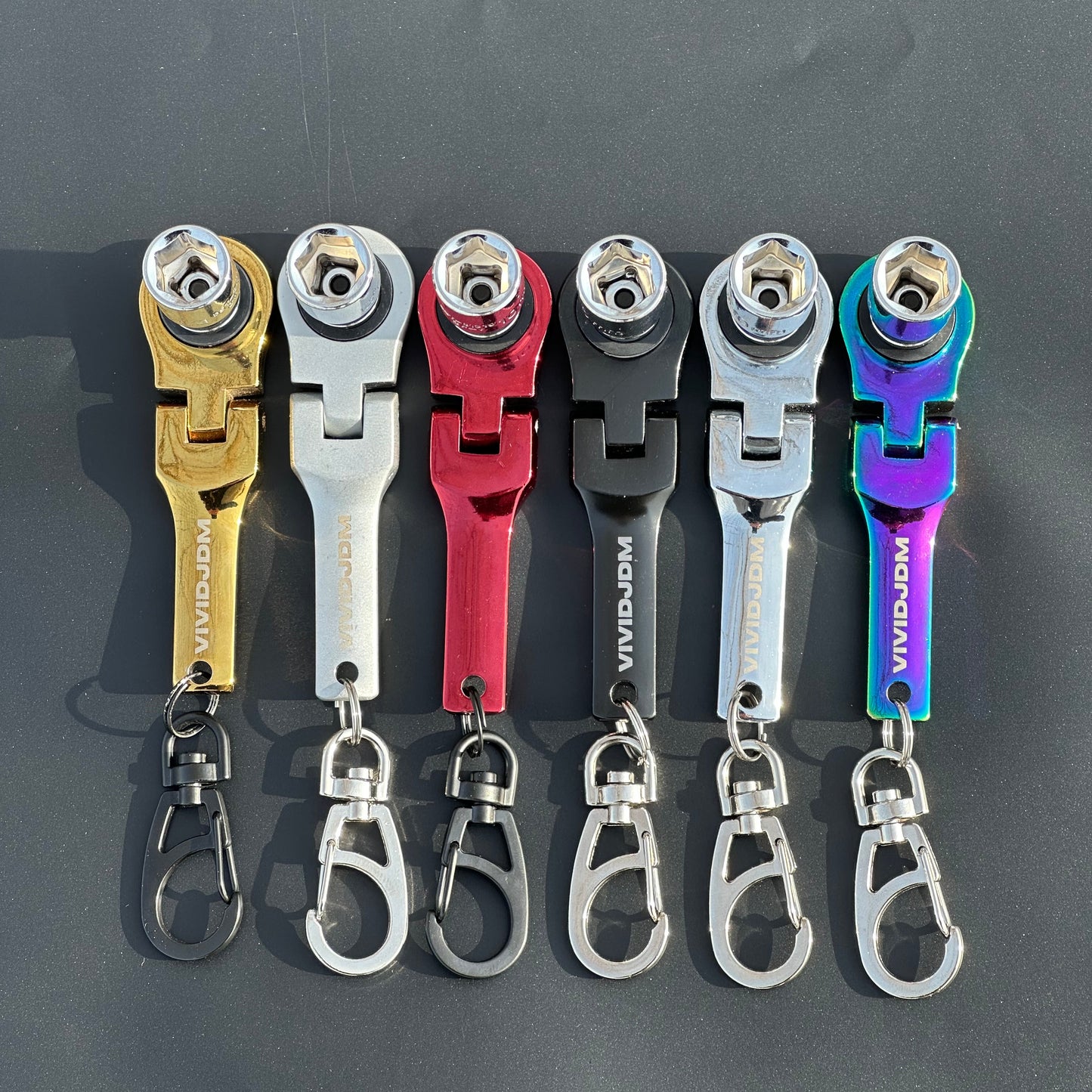 V2 JDM 10mm Ratchet Keychain Tool