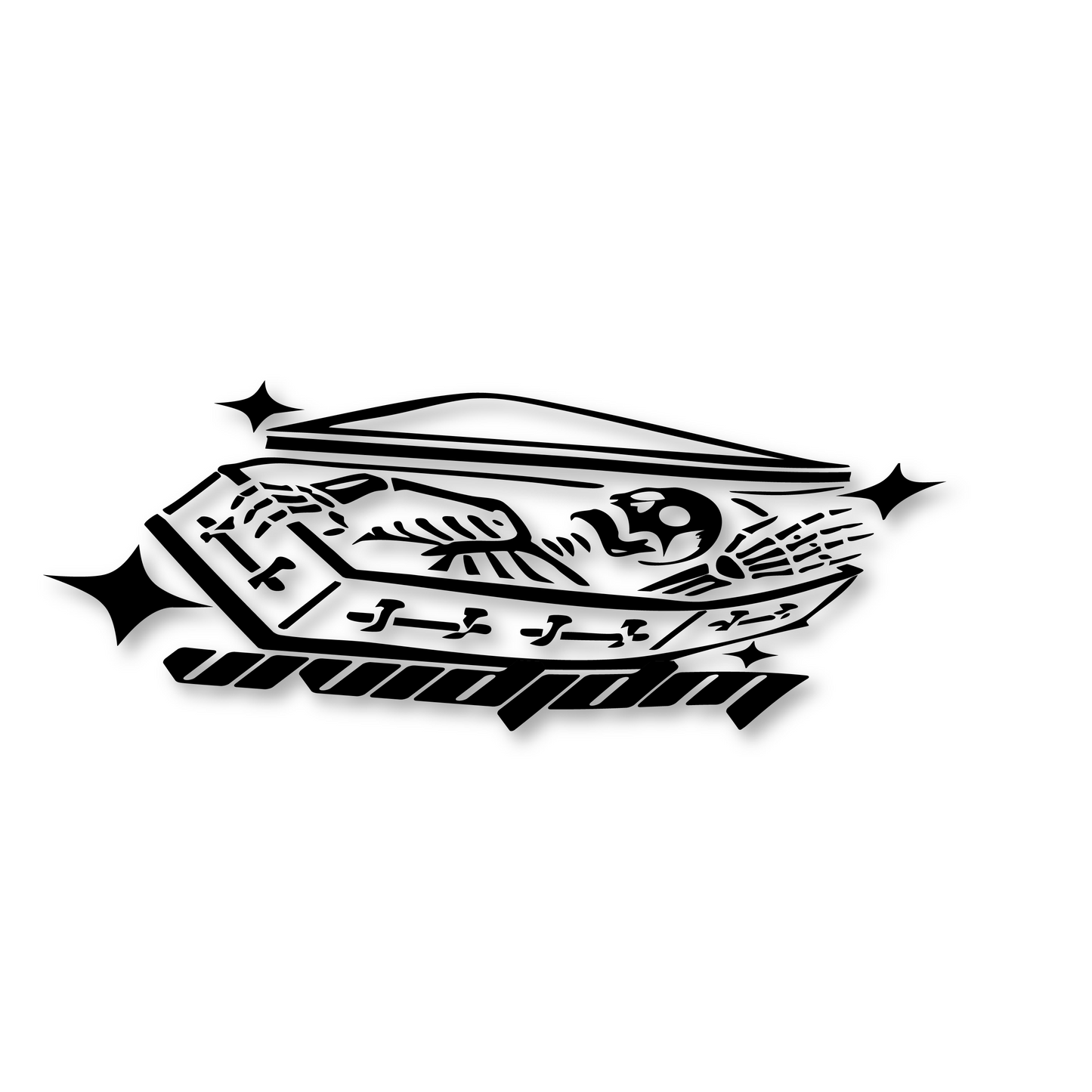 Midnight Bones Rear Banner