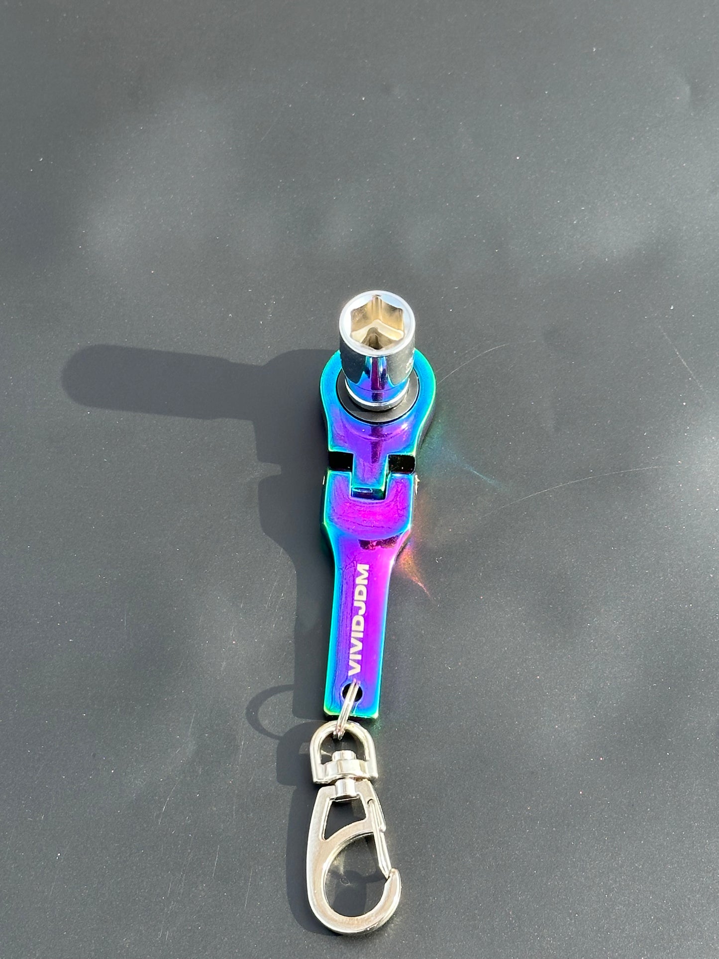 V2 JDM 10mm Ratchet Keychain Tool