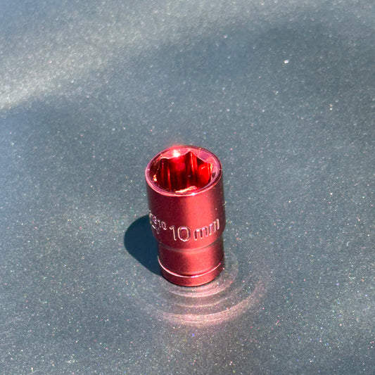 1/4" Drive 6-Point Metric 10mm Socket