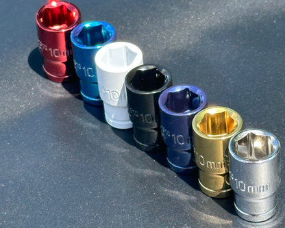 1/4" Drive 6-Point Metric 10mm Socket