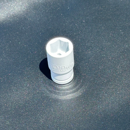 1/4" Drive 6-Point Metric 10mm Socket