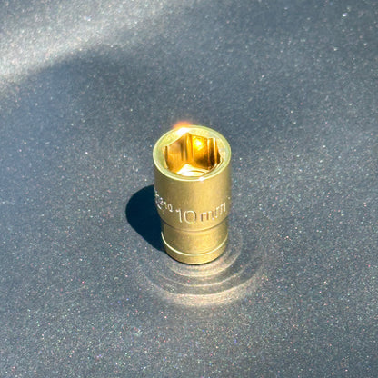1/4" Drive 6-Point Metric 10mm Socket