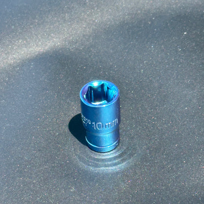 1/4" Drive 6-Point Metric 10mm Socket