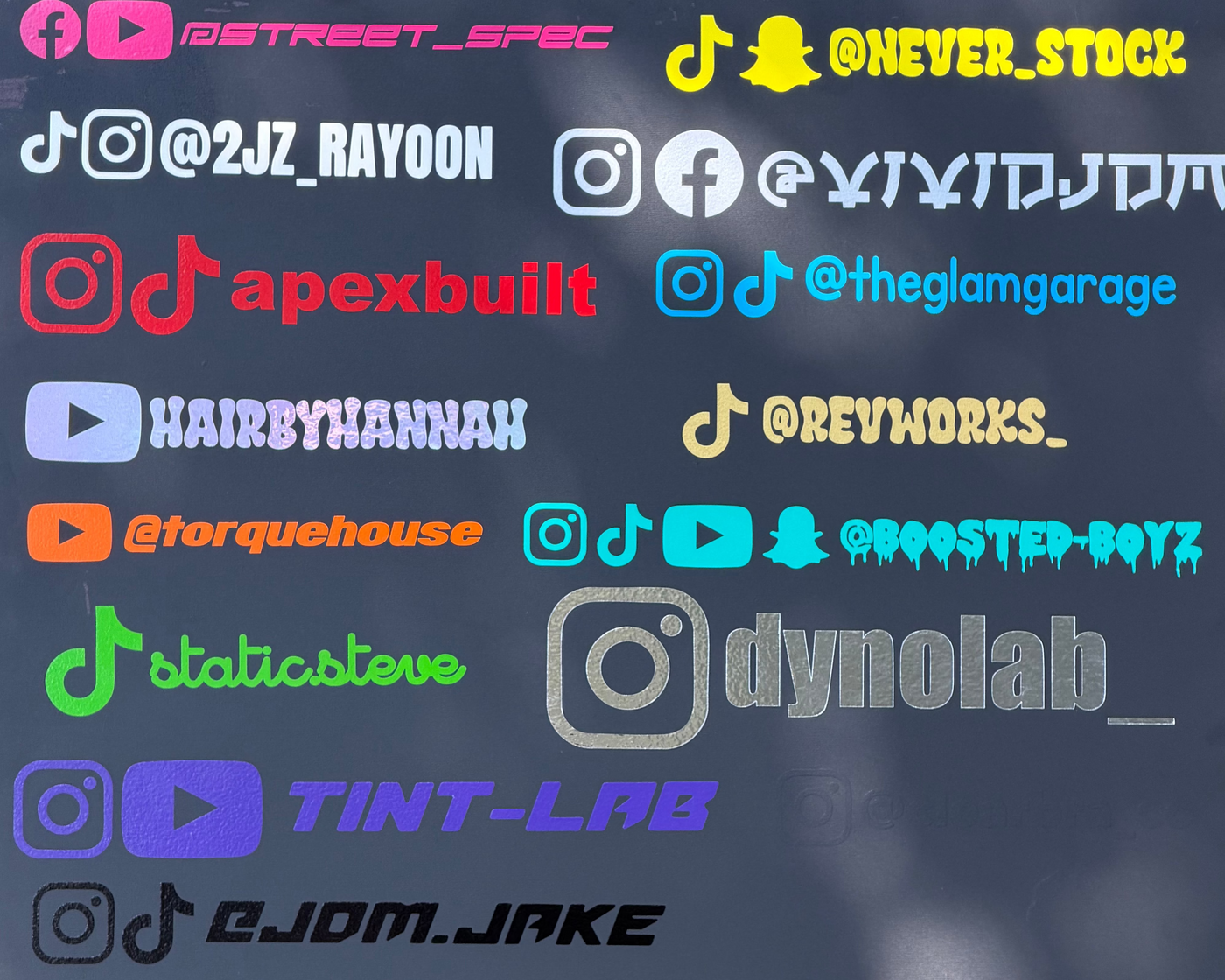 Custom Social Media Tag